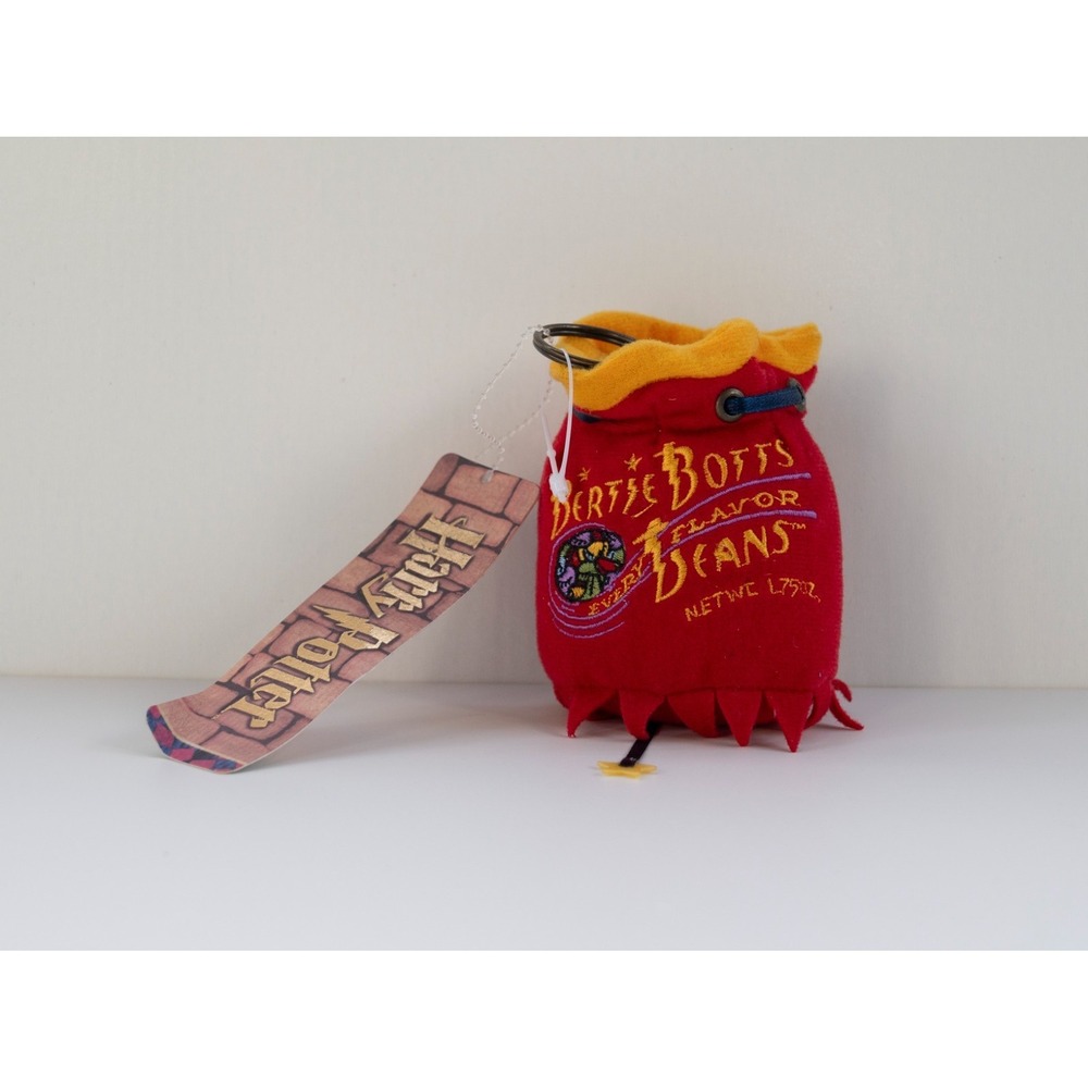 Harry Potter Bertie Botts Every Flavor Beans Plush key chain Fob 3 1/2" H